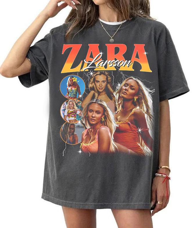 Summer Zara - Retro-T-Shirt von Zara Larsson, bequemes T-Shirt