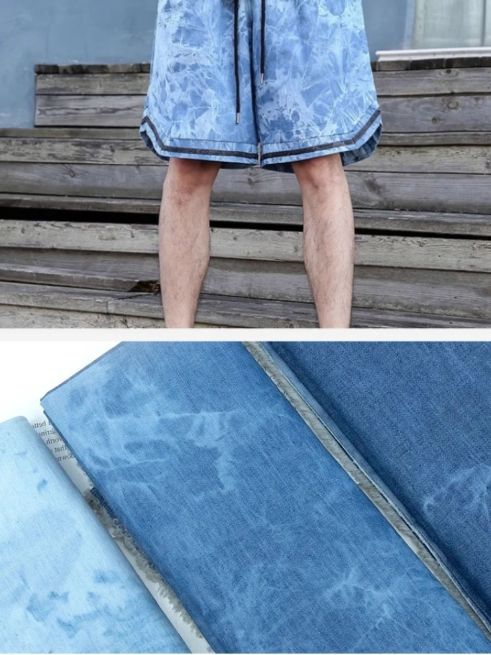 Gewaschener Denim-Stoff aus Re – Summer Clothing Wholesale Bewertung und Preis