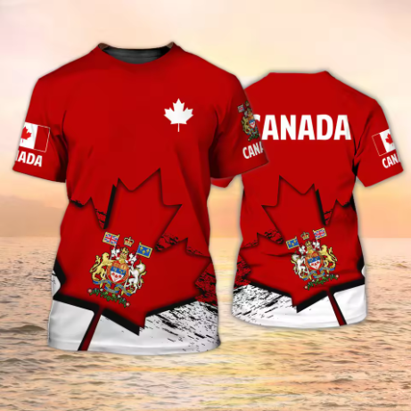 Kanada T-Shirts Kanadische Fla – Summer Clothing Women Canada Bewertung und Preis
